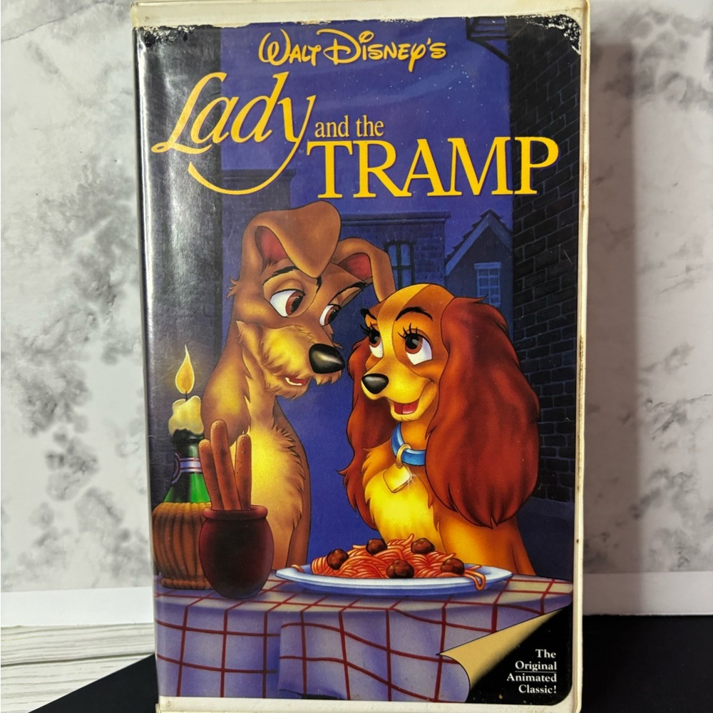 Lady & The Tramp Movie vintage vhs